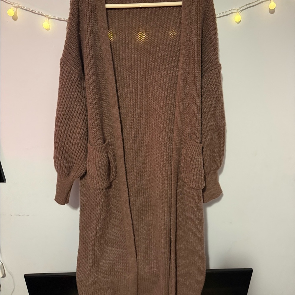 32 Degrees Chocolate Brown Cardigan